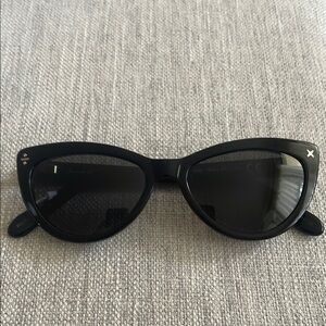 Classic Black Cat-Eye Sunglasses